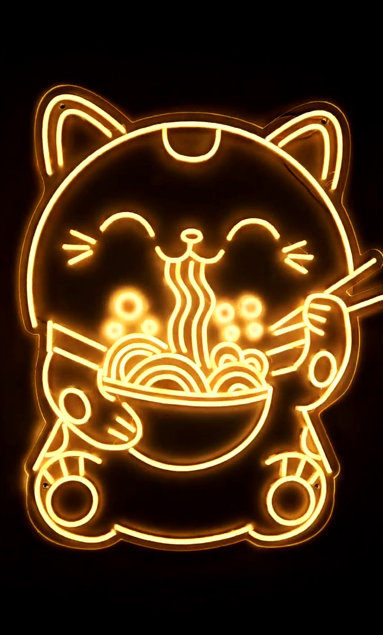 Neonove napisy Neon Cat